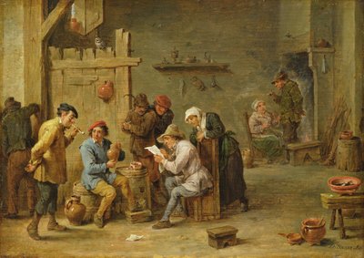 The News by David Teniers the Younger